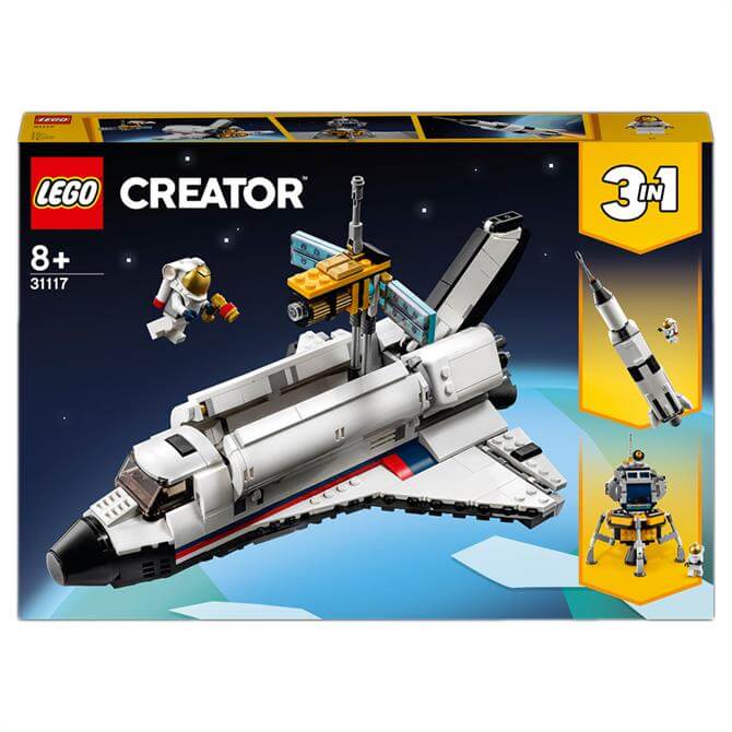 Lego Creator 3in1 Space Shuttle Adventure Set 31117